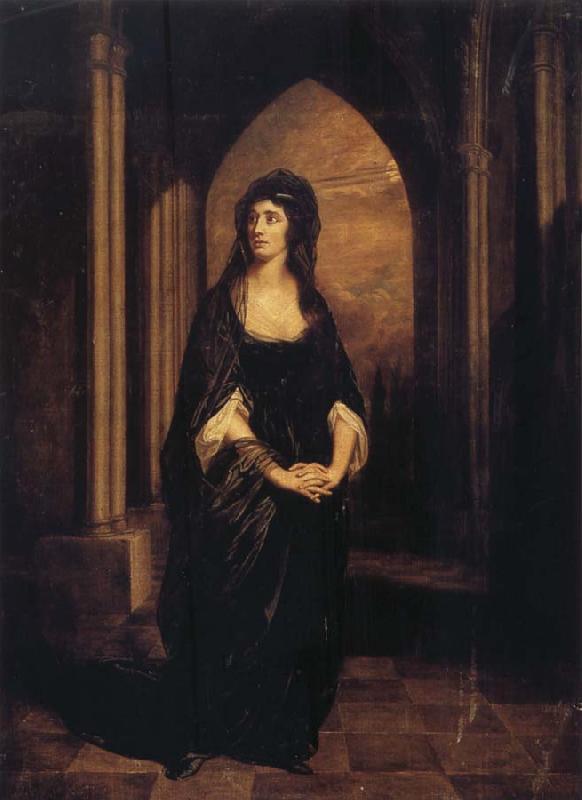 Thomas Beach Sarah Siddons as Melancholy-Il Penseroso oil painting image